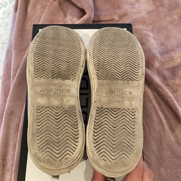 Grey satin J Slides NYC Sneakers - Picture 7 of 10